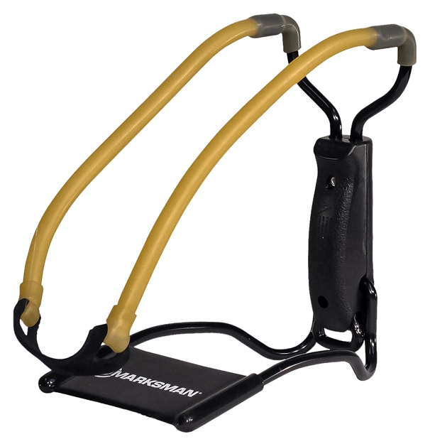 Picture of  Marksman 3040 Marksman 3040 Folding Slingshot Yellow Classic Band Black Molded Handle 026785030407