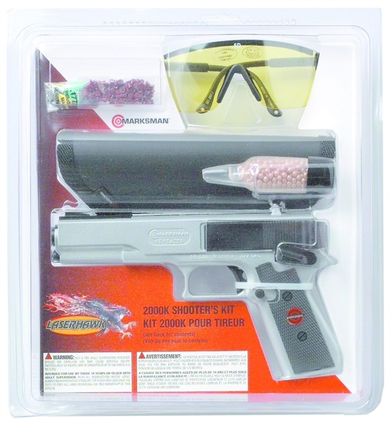 Picture of Marksman Air Pistol Kit W/Coated Pellets Glasses Bbs 200 Fps 200 Fps