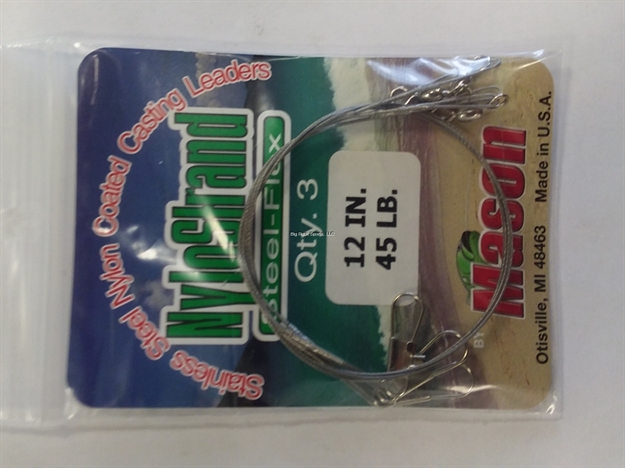 Picture of Mason 12" 45# Nylon Leaders Bright 3/Bag