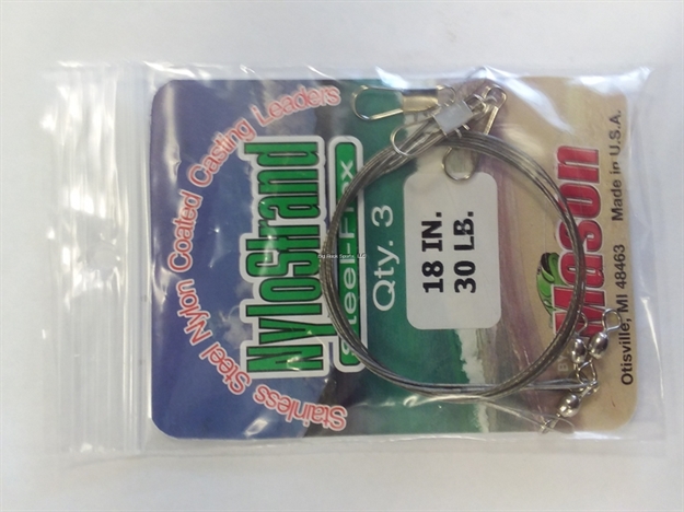 Picture of Mason 18" 30# Nylon Leaders Bright 3/Bag