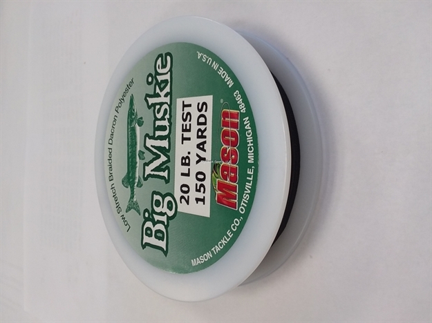Picture of Mason Big Muskie Line 20# Blk 150 YD