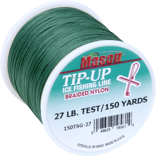 Picture of Mason Braided Nylon Tip-Up/Squidding Line 27Lb150yds Grn 6Bx