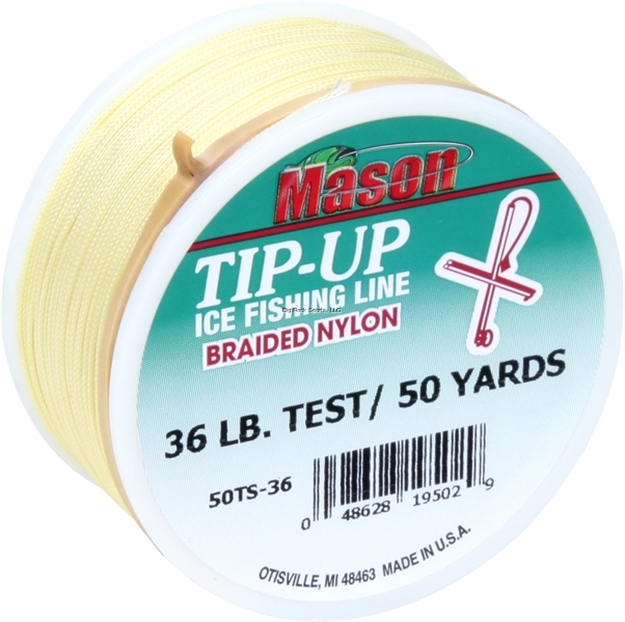 Picture of Mason Braided Nylon Tip-Up/Squidding Line 36Lb 50Yds Tan 12Bx