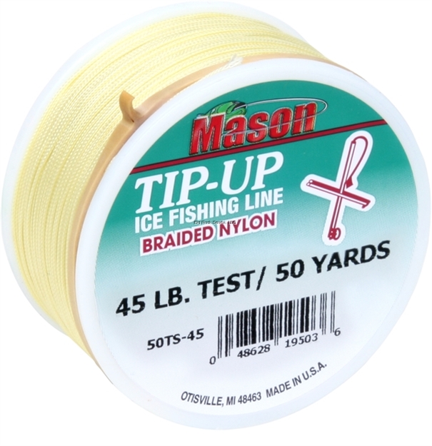 Picture of Mason Braided Nylon Tip-Up/Squidding Line 45Lb 50Yds Tan 12Bx