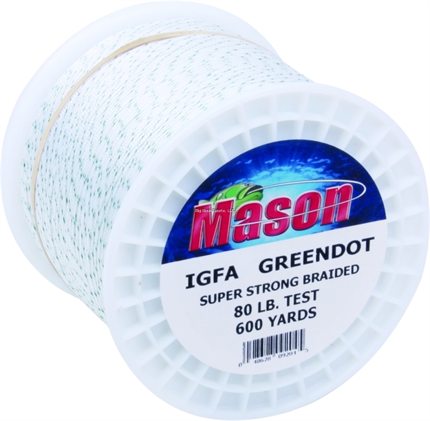 Picture of Mason Igfa Green Dot Braided Line 80Lb 600Yd Dacron