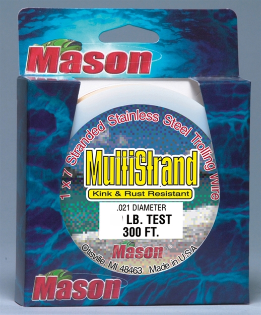 Picture of Mason Multi-Strand Wire 45Lb 300' 1X7 Stainless Bright