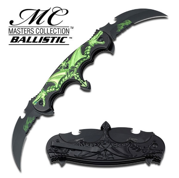 Picture of Master Assisted 1.75 IN Blades Green Aluminum Handle