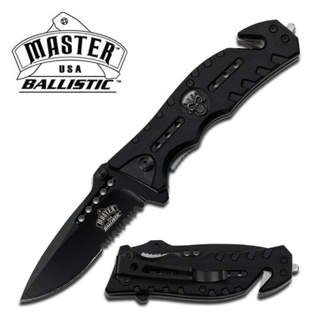 Picture of Master Assisted 3.25 IN Blade Black Nylon Fiber Handle