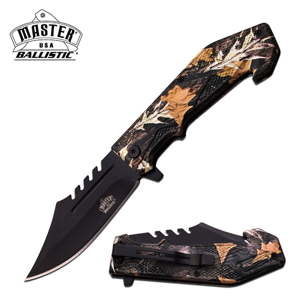 Picture of Master Assisted 3.75 IN Blade Camo Coated Abs Handle