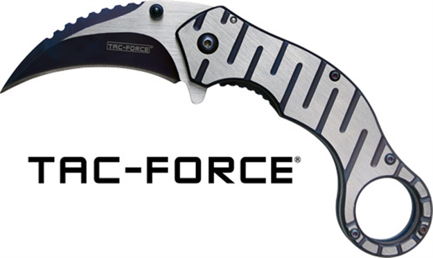 Picture of Master Cutlery Tac-Force 2.5" Hawkbill Blade Folder Grey/Black TF952BL