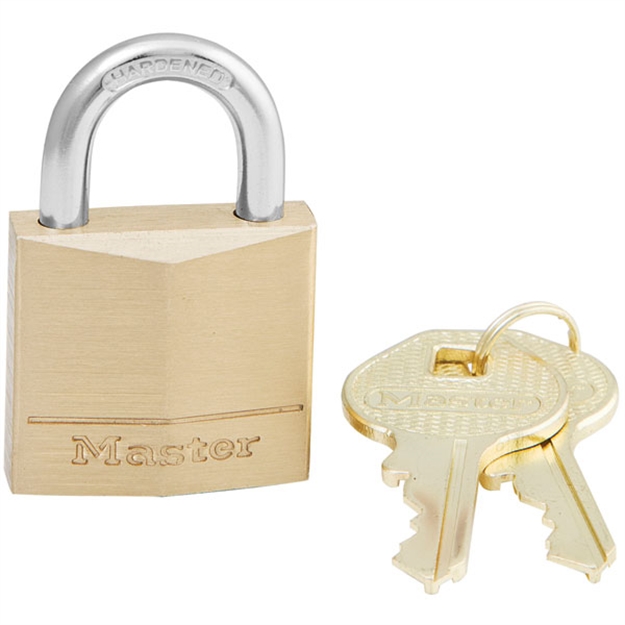Picture of Master Lock Padlock 1-3/16" Brass