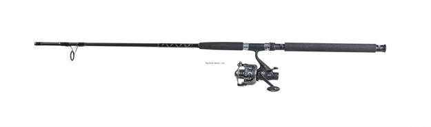 Picture of Master Roddy 'Run 'N Gun' Spinning Combo, 60 SZ 4 Brg. Reel W/20# Line, 7' 2Pc Med Hvy, Moderate Action, Eva Handle