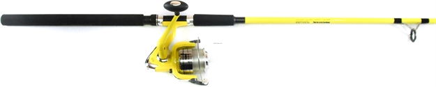 Picture of Master SW Spinning Combo, 60 SZ 1 Brg. Reel W/25# Line, 9' 2Pc Med Heavy, Moderate Fast, Eva Handle, 1/2 - 3 OZ Lures