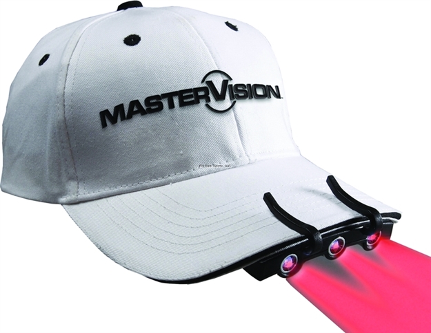 Picture of Master Vision Cap Light Stealth Red Light W/2 Batteries