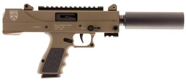 Picture of Masterpiece Arms Defender 9Mm Side-Cocker 4.5" Threaded Black 17Rd MPA30DMG 784672299961