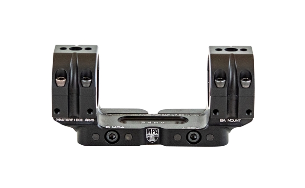 Picture of Masterpiece Arms Bamount301125 Mpa BA Bolt Action Mount  Black BAMOUNT-30-1125