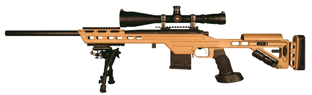 Picture of Masterpiece Arms 308Batan Bolt Action 308 Win/7.62 Nato 24" 10+1 Mpa Tactical Chassis Aluminum Tan Stk Tan Cerakote