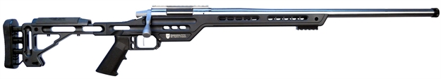 Picture of  Masterpiece Arms 65Cmpmrrhblkpba Pmr  6.5 Creedmoor 10+1 24" Stainless Steel Polished Black Aluminum Black V-Bedded BA Hybrid Chassis Stock Right Hand