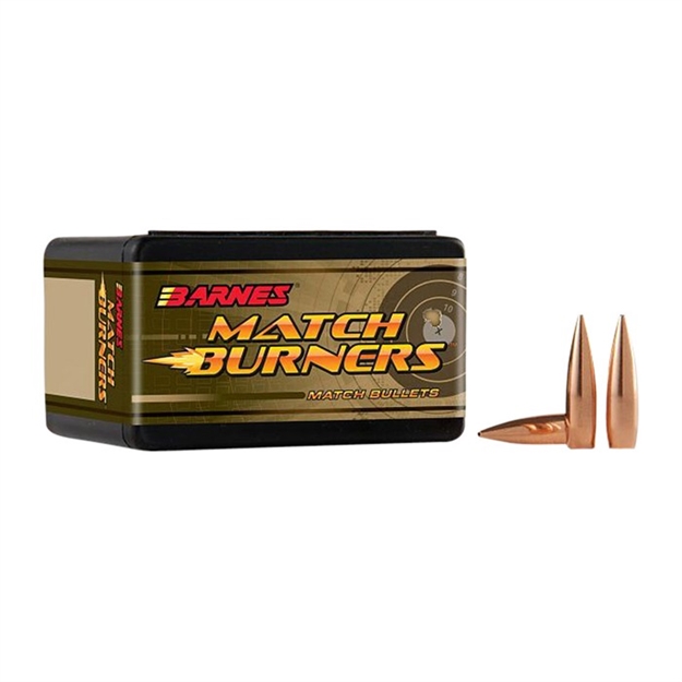 Picture of  Barnes Bullets 30234 Match Burners  6.5Creedmoor 120Gr Boat Tail Match 100/Box 716876264018