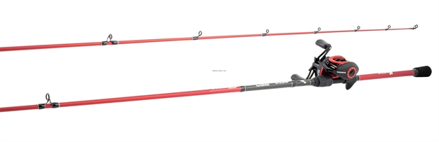 Picture of Matzuo Baitcast Red Series, 7'2 Im7 Blank, 4+1 Ball Bearing Reel