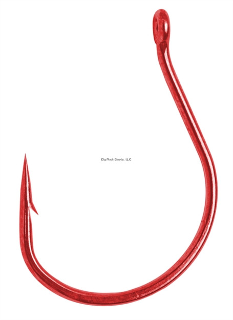 Picture of Matzuo Wacky Worm Red Chrome 4/0 25Pk