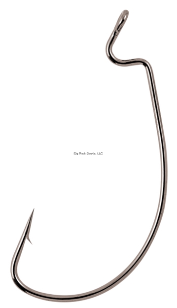 Picture of Matzuo Xtra-Wide Gap Worm Hook #5/0 Black Chrome