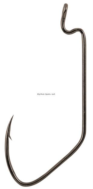 Picture of Matzuo Xtra-Wide Jbend Worm Hook Black 2/0 25Pk