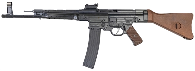 Picture of  Mauser Rimfire 4440011 Stg-44  Full Size 22 LR 25+1 16.50" Black Barrel & Receiver,  Natural Wood Fixed Stock 713440970948