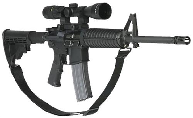 Picture of Max Ops Spt4 Duty Tactical Sling Black Webbing 11" Oal Adjustable Two-Point Tactical SPT428203