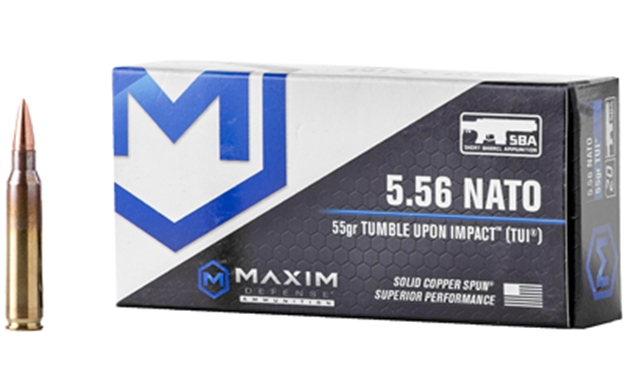 Picture of Maxim 556Nato 55Gr Tui Sba 20/500 MXM-49000
