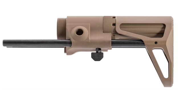 Picture of Maxim Defense Mxm47503 Cqb Gen 7 Stock For Ar-15, 4 Position Collapsible, 7075 Aluminum Housing, Flat Dark Earth Mil-Spec Anodized Finish MXM-47503 680017475031