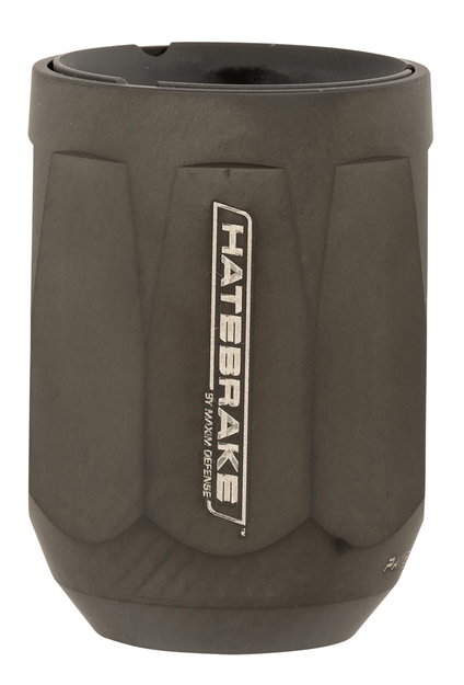 Picture of Maxim Defense Mxm47709 Hate Brake  30 Cal (7.62Mm), 5/8"-24 Tpi, 1.50" D Black Dlc Stainless Steel MXM47708