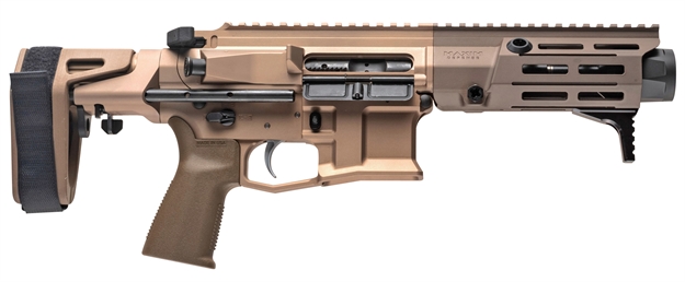 Picture of Maxim Mxm47822 Pdx  300 Blackout 5.50" 20+1 Arid Brown Arid Brown Polymer Grip Maxim Scw Stock