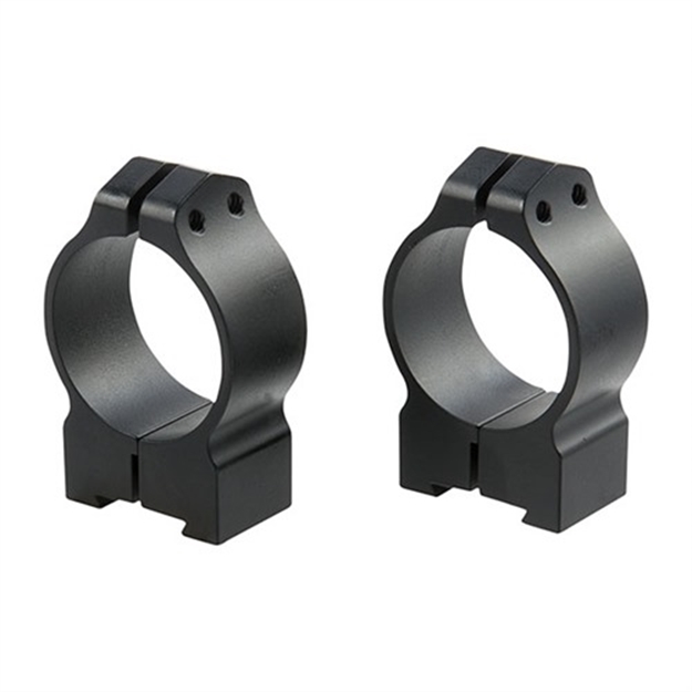 Picture of  Warne 14B1m Maxima  Matte Black Steel 30Mm Tube Medium Vertical Split Dovetail, 0 Moa Fits CZ 527 656813011490