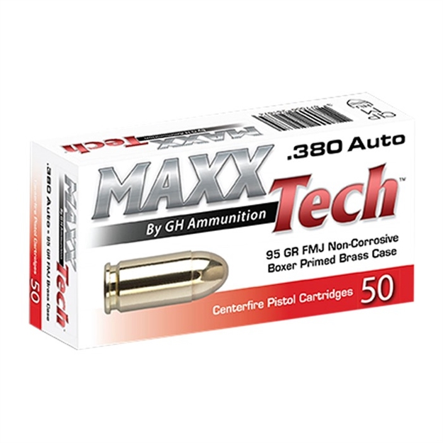 Picture of Maxxtech 380 Auto Handgun Ammo 430103955