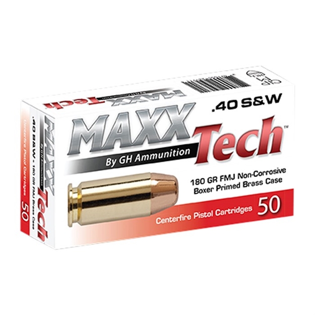 Picture of Maxxtech 40 Smith & Wesson Handgun Ammo 430103957 -