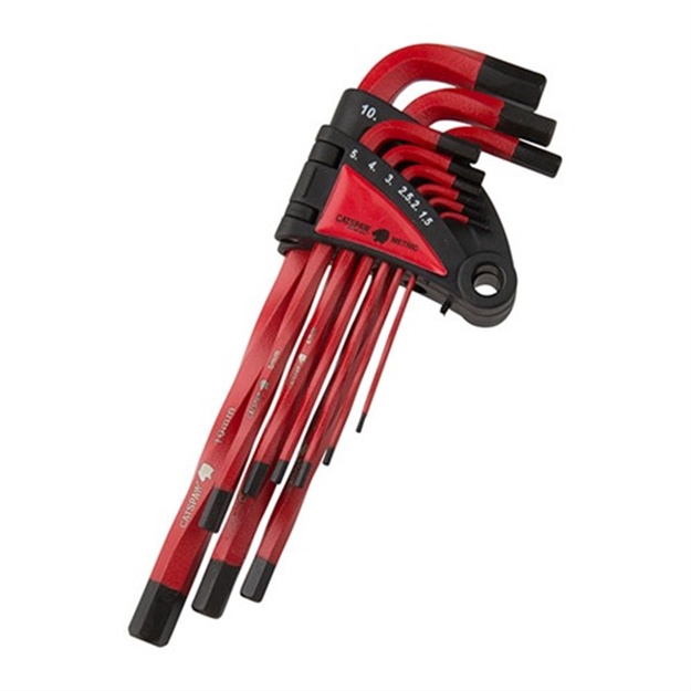 Picture of Mayhew Heavy Duty Twisted Hex Key Set 587000002 -