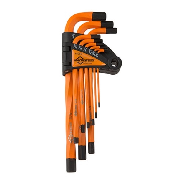 Picture of Mayhew Heavy Duty Twisted Hex Key Set 587000001 -