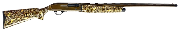 Picture of  Mccoy Mc172701 1727 Field 12 Gauge Semi-Auto 3.5" 4+1 (2.75") 28", Bronze Distressed Barrel/Rec, Grass Camo Synthetic Furniture, Fiber Optic Sight, Includes Ext. Chokes 850039520419
