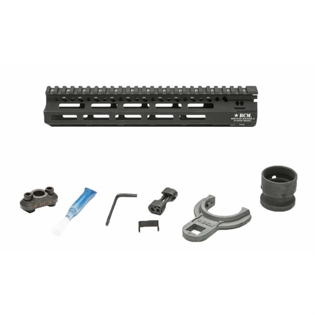 Picture of Bcm Mcmr10556blk Bcmgunfighter Mcmr 10" M-Lok, Free-Floating Style Made OF Aluminum With Black Anodized Finish For Ar-Platform BCM-MMR-10-556-BLK