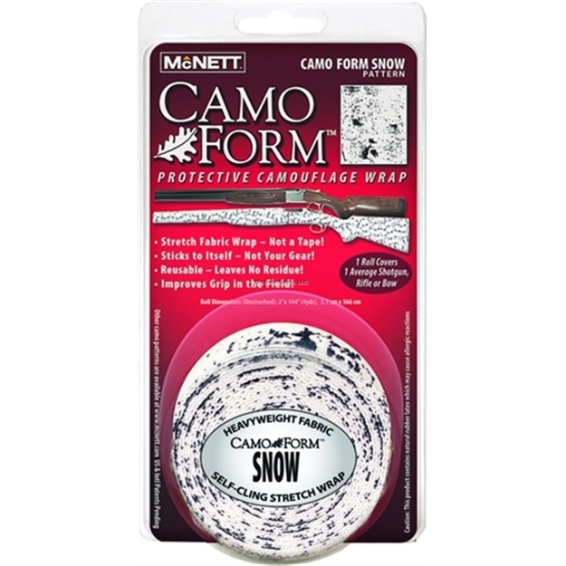 Picture of Mcnett Camo Form Self-Cling Camo Wrap Snow