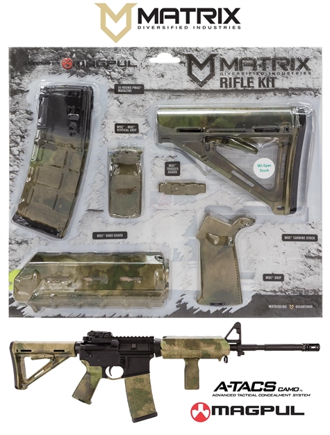 Picture of Mdi Magcom30-Fg A-Tacs FG Camo Magpul Kit Ar-15 Polymer