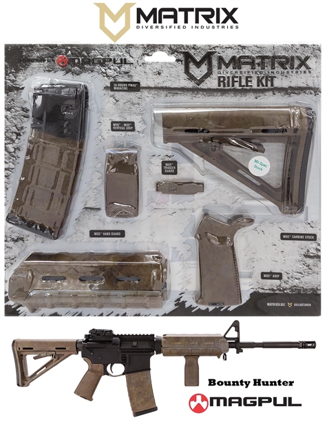 Picture of Mdi Magmil20-Bh Bounty Hunter Magpul Moe Kit Poly Ar-15