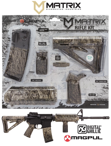 Picture of  Matrix Diversified Ind Magmil40gh Magpul Carbine Accessory Kit  Ar-15 Proveil Digital Ghillie Ambidextrous