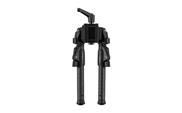 Picture of Mdt Sporting Goods Inc 105560Blk Grnd-Pod  Black Aluminum, 4.5"-9.0", Spiked Feet, Fits Picatinny Rail 105560-BLK