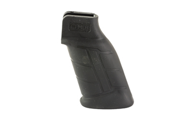 Picture of Mdt Sporting Goods Inc 103419Blk Elite Pistol Grip Black Polymer, Integrated Palm Swell, Fits AR Platform 103419-BLK