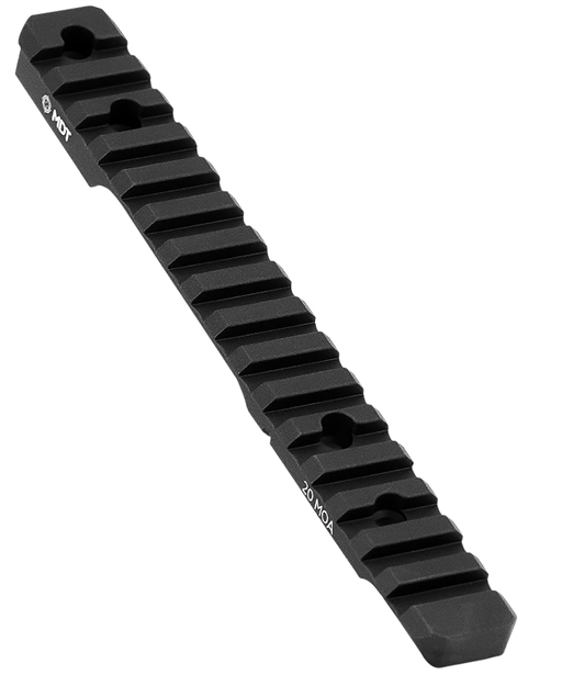 Picture of  Mdt Sporting Goods Inc 102187-BLK 20 MOA Picatinny Scope Base  Remington 700 Black Anodized