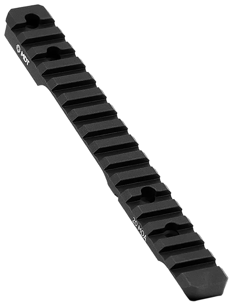 Picture of  Mdt Sporting Goods Inc 102357Blk 20 Moa Picatinny Scope Base  Black Anodized Aluminum 11" Long Fits Howa 1500 Long Action