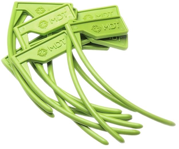 Picture of Mdt Sporting Goods Inc 104544Grn Chamber Flag  For 22 Cal And UP Black Green 10 Pack 104544-GRN