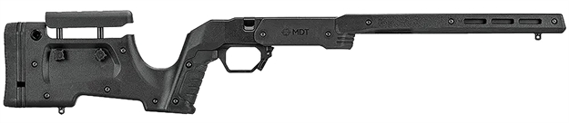 Picture of Mdt Sporting Goods Inc 104689Blk Xrs Chassis Black Aluminum Core With Polymer Panels, Adj. Cheekrest, M-Lok Forend, Interchangeable Grips, Aics Mag Compatible, Fits Short Action Tikka T3 104689-BLK 682157399642
